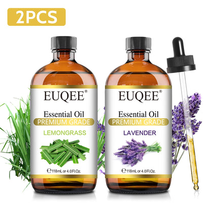 EUQEE Premium Essential Oil 118ml – Orange, Lavender &amp; Cinnamon
