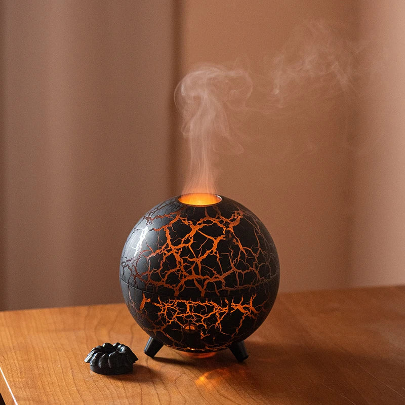 Diffuseur Arômes Planète 200ml USB - Flamme Colorée