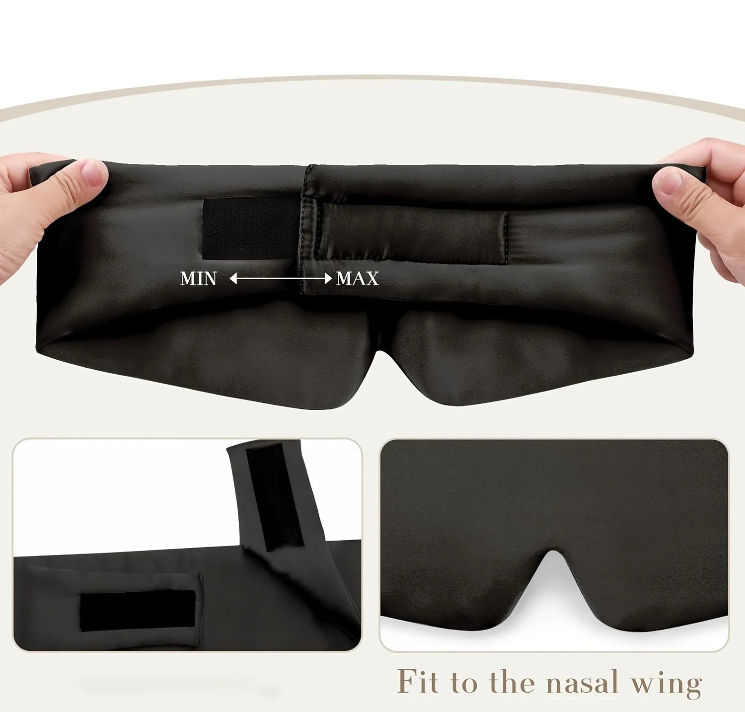 Gravity Sleep Mask with Light Blocking – Deep Sleep &amp; Relaxation Aid