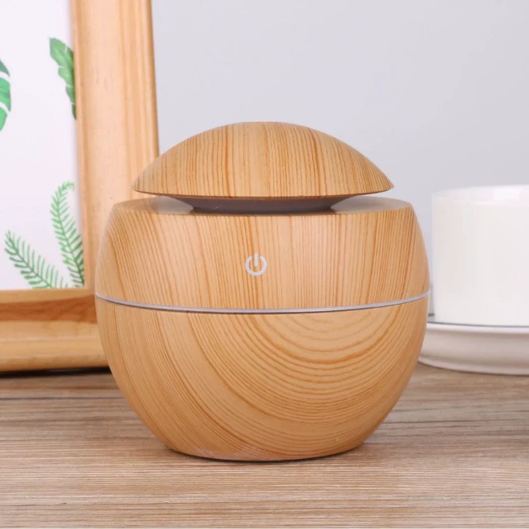 Humidificateur Diffuseur Champignon USB - Silencieux Bois