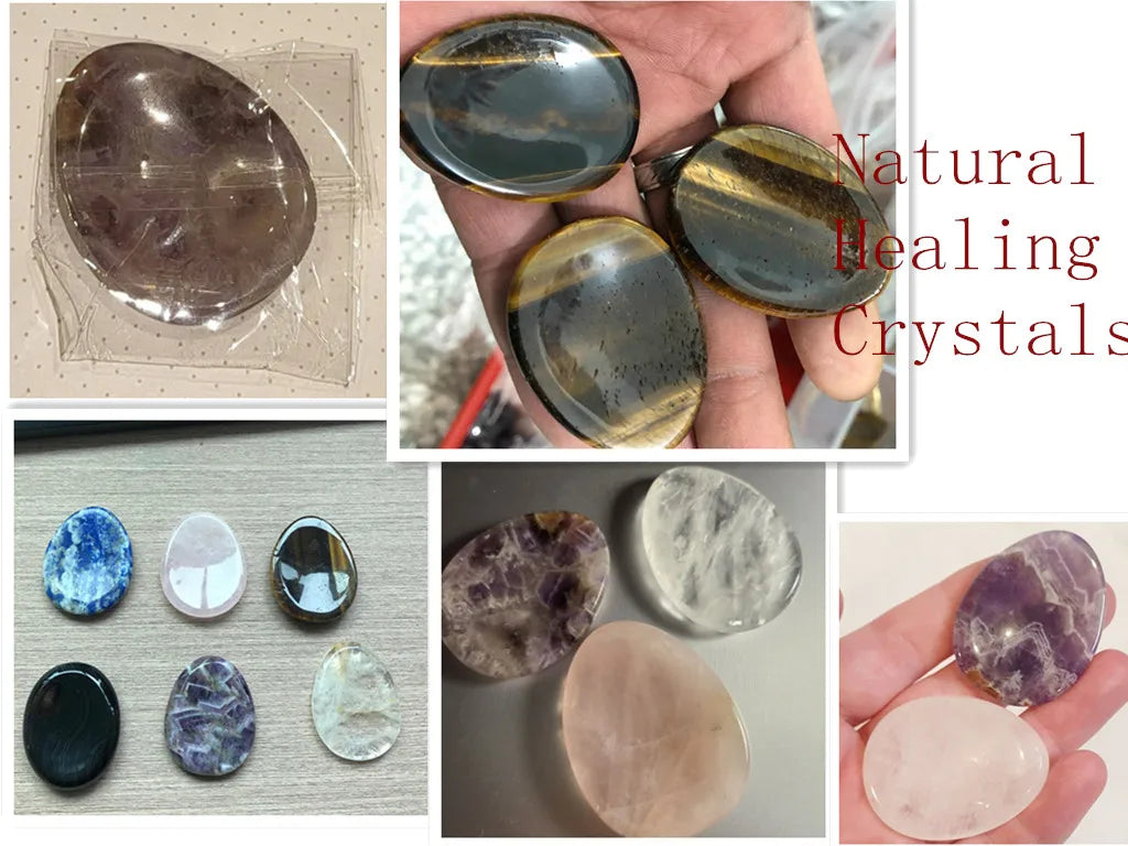 Gua Sha Cristal Améthyste &amp; Quartz Rose – Massage Visage &amp; Bien-être
