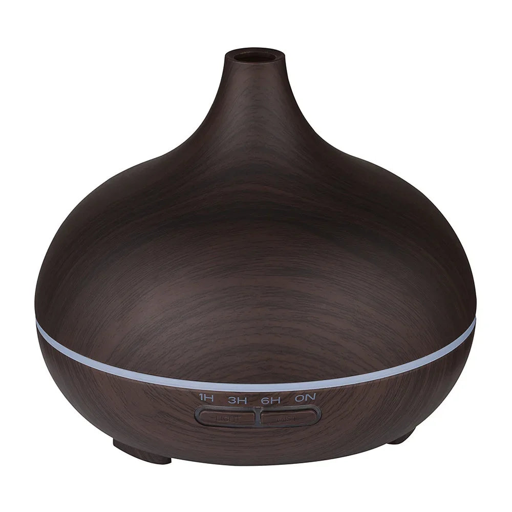 Large-Capacity Wooden Essential Oil Diffuser – Silent