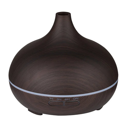Large-Capacity Wooden Essential Oil Diffuser – Silent